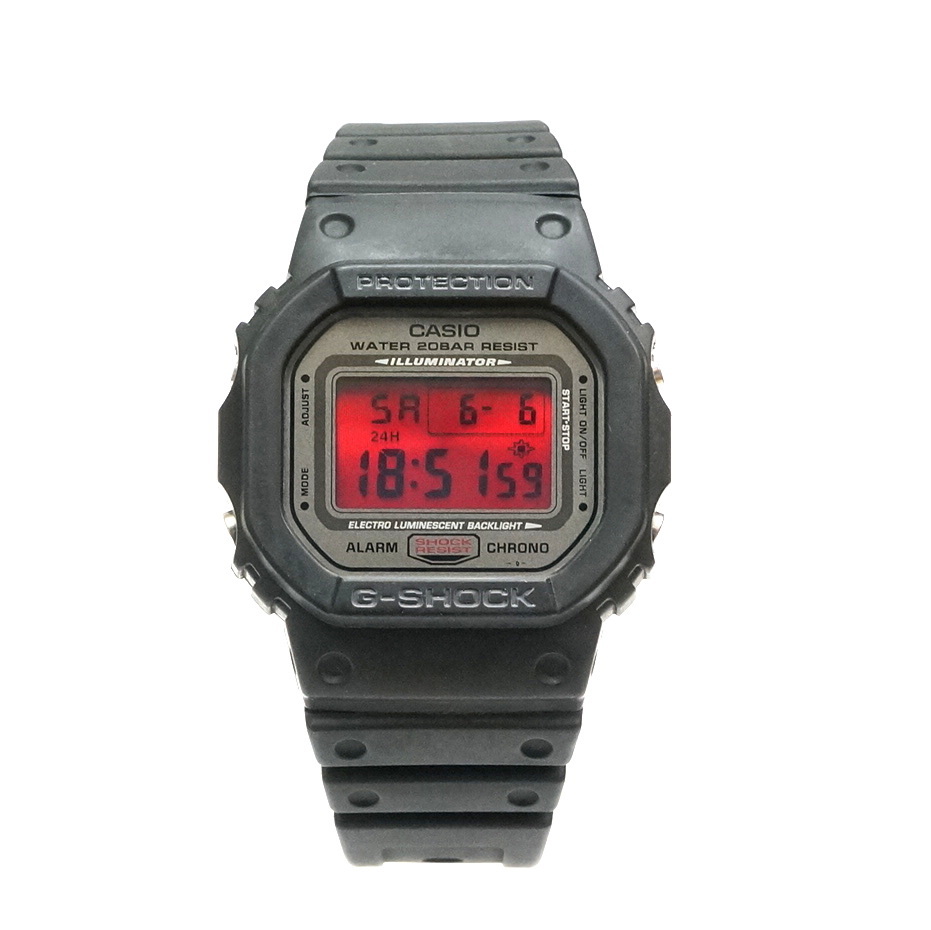 人気絶頂 カシオCASIO G-SHOCK 20周年 DW-5000ML-1JF 腕時計(デジタル