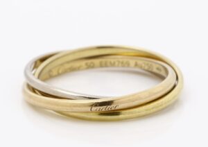 Cartier(カルティエ) K18 Au750 YG/WG/PG トリニティリングのご紹介